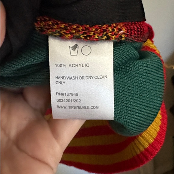 Tipsy Elves A Christmas Story Leg Lamp Red and Green Holiday Crewneck Sweater - Picture 5 of 9